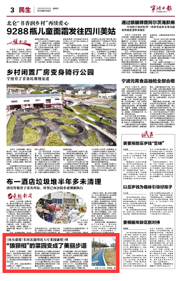 2月2日 “狼狈相”的菜园变成了美丽步道